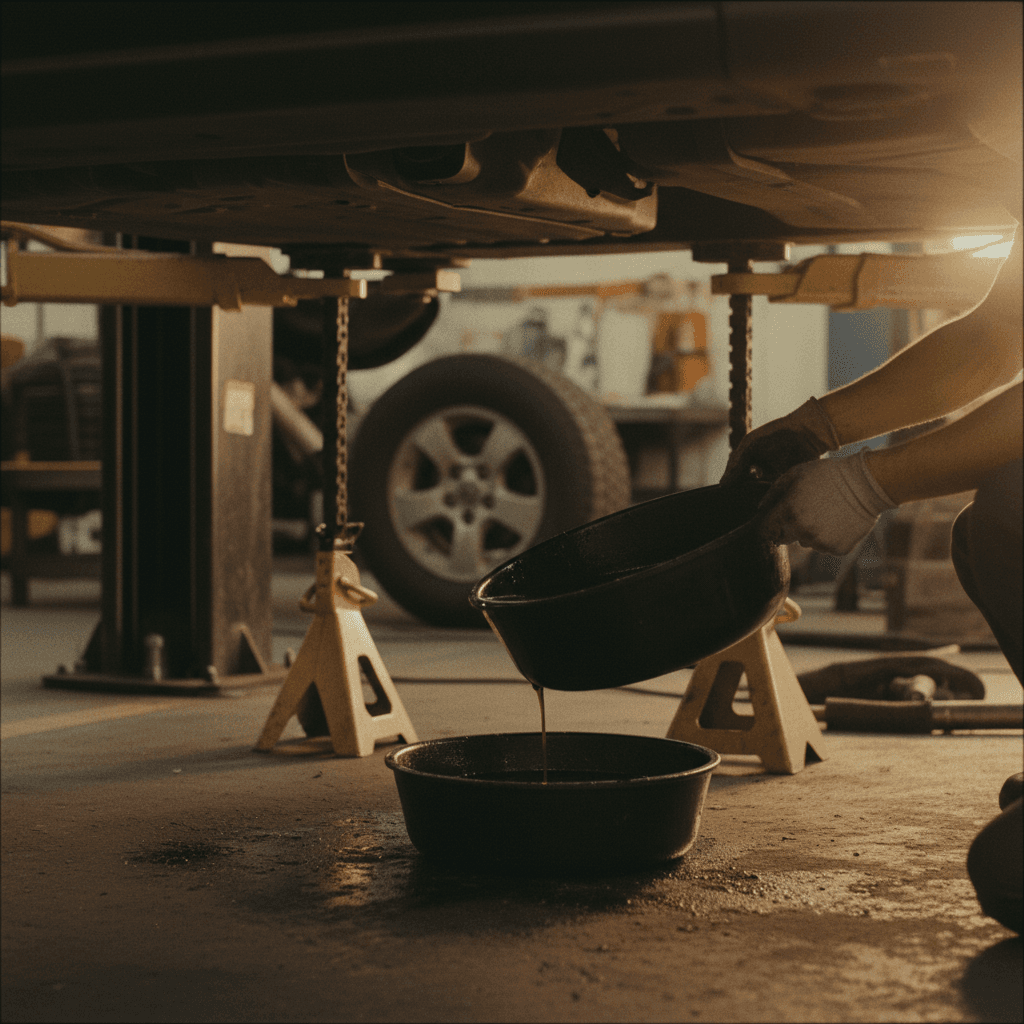 Oil changes and fluid service